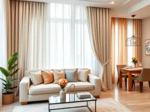 Firany gotowe w aranżacji wnętrz – zastosowanie w różnych pomieszczeniach