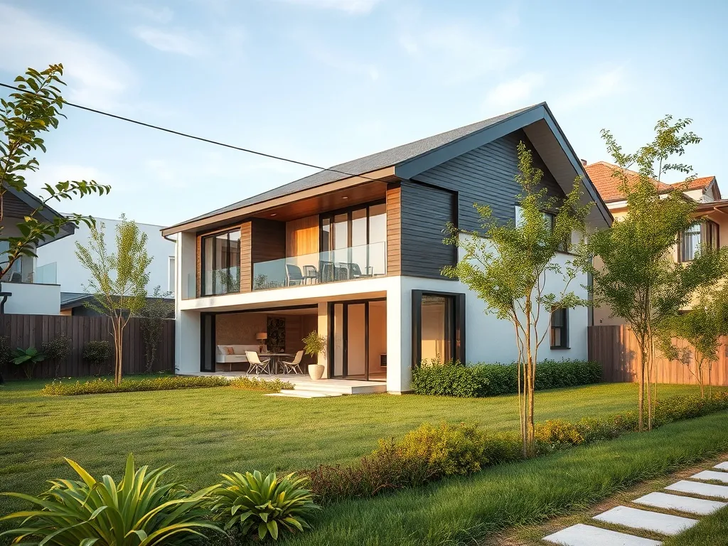 Projekt domu na wąską działkę – jak stworzyć funkcjonalny układ?