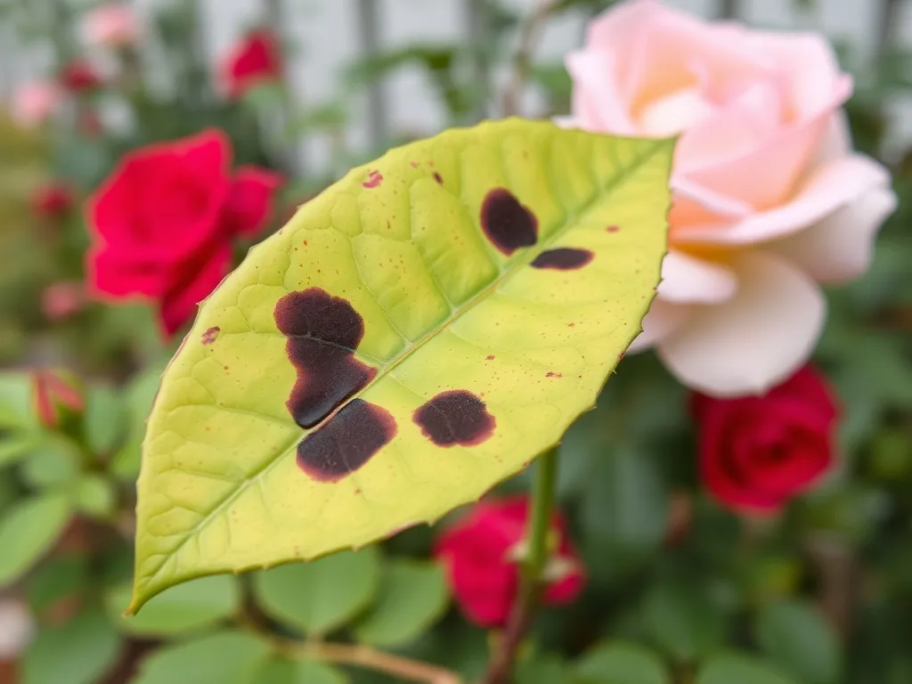 Czarna plamistość róży – domowe sposoby na zwalczanie choroby