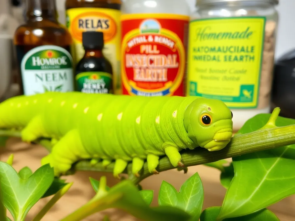 Zielone gąsienice – zwalczanie domowe sposoby, które działają